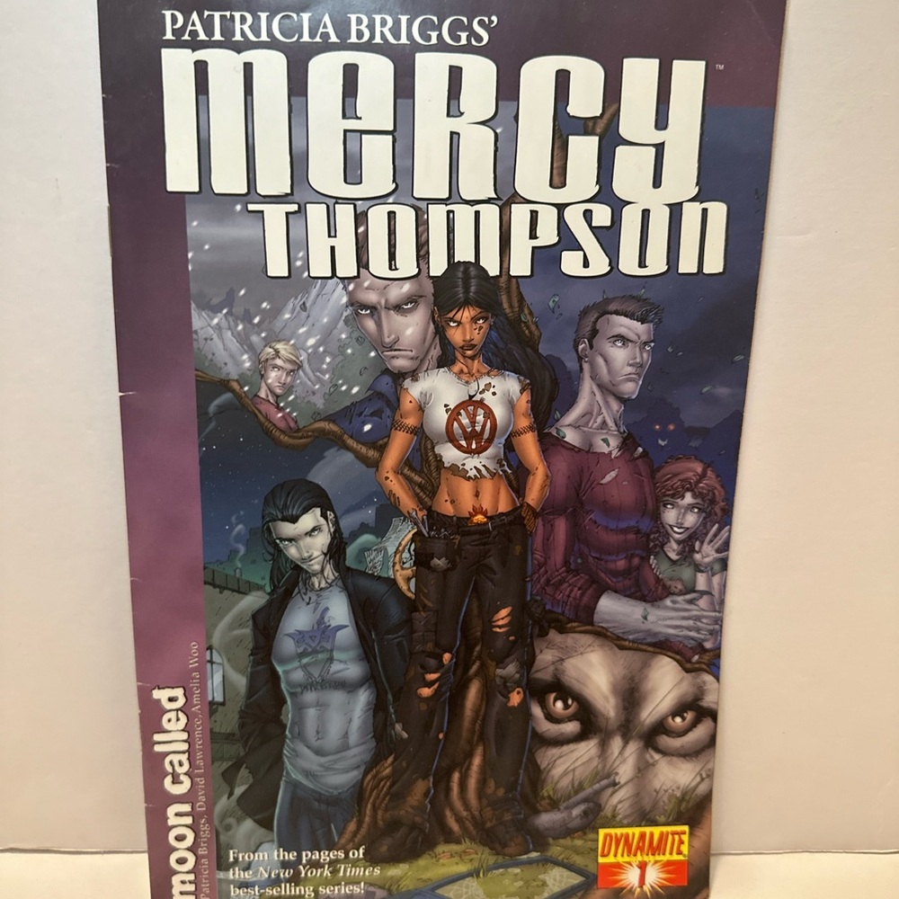 Dynamite Mercy Thompson Comic with Purple and Blue Cover